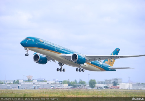 Airbus A350 XWB đầu tiên của Vietnam Airlines bay thử thành công ảnh 1